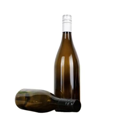 Low Price Bottle 500 ml Empty Antique Green 750ml Brandy Wine Burgundy Glass Bottles