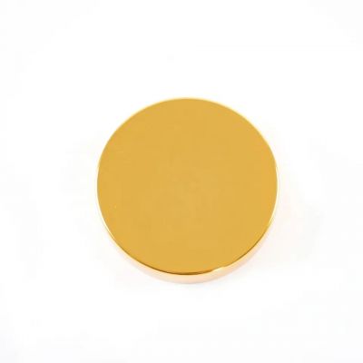 OEM Hot sale shiny gold high quality double wall aluminum plastic screw cap
