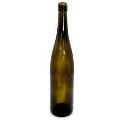 Weight 500g and 310mm High Bottle 750ml Glass Bottle Wholesale 0.75L Hock Wine Bottles