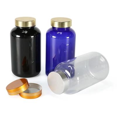 large capacity PET plastic bottles specialized calcium VC tablets containers empty 625ml healthcare products packaging