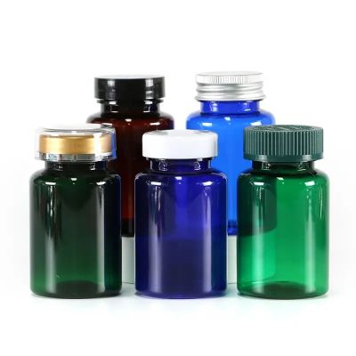 120ml customized plastic bottle with CRC cap hot selling vitamin bottle with flip top cover tablets container with metallic lid