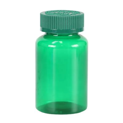 golden supplier vitamin jars custom biodegradable packaging pet plastic bottle with children proof caps