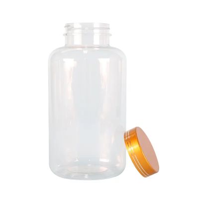 Hot Selling Custom 750ml Pet Plastic Pill Capsule Packing Bottle Gummy Vitamins Healthcare Supplement Container