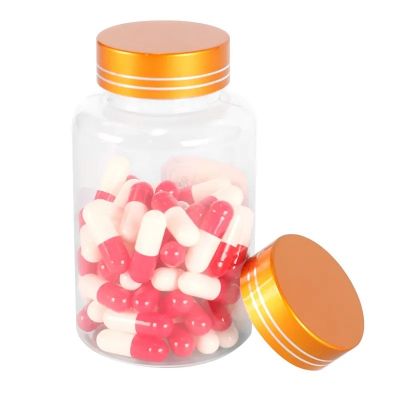 Empty Round White PET Capsules Tablets Bottle 60ml 80ml 100ml 120ml 150ml 175ML 200ml 250ml Plastic Supplements Medicine Pills