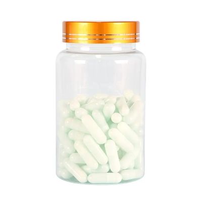250ml Custom Pet Transparent Clear Pills Premium Medicine Plastic Capsule Bottle With Screw Cap