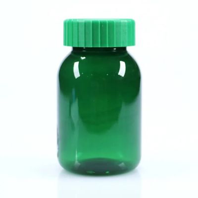reasonable price PET plastic pills tablets bottle healthcare vitamin storage container with child resistant screw cap
