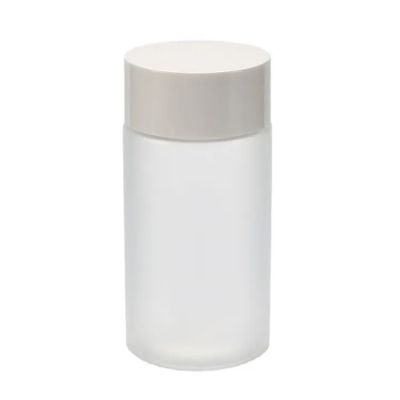 All In Stock Transparent White Plastic Bottle Pill Capsule Vitamin Container With Screw Cap