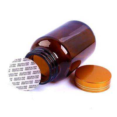 Custom Clear Frosted pharmaceutical amber capsule glass medicine pill empty bottles packaging