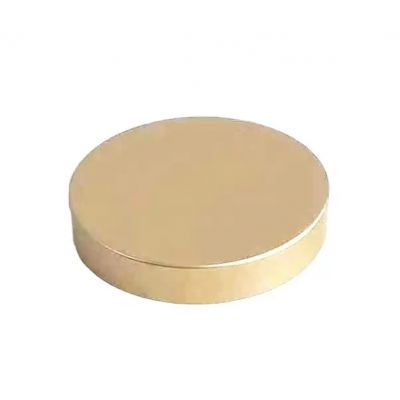 70-400 Gold Lids Cosmetic Metal Aluminum Plastic Cream Screw Top Jar Cap Lid