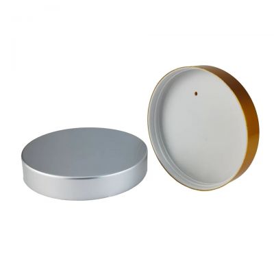 63mm 89mm Silver metal lids screw caps aluminium lids for jar