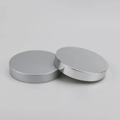 High Quality 58mm Silver Aluminum Metal Cap Lids With Inside PP Material For Glass Bottle