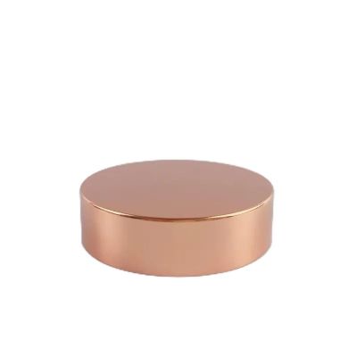 52 mm inner Screw plastic caps with aluminum outer cover accept logo Stamping technology mental lids