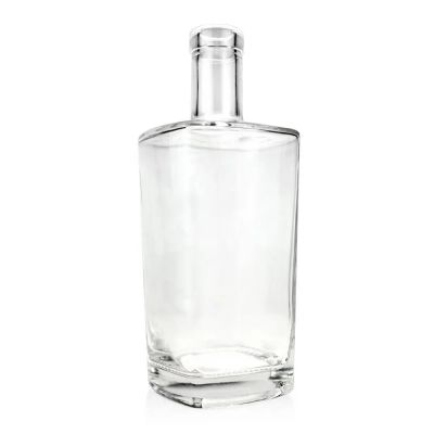 Creative New Design Flint Glass Bottles Wine Hot Selling Transparent spirit Glass Bottle