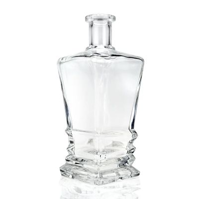 Hot New Design Alcohol Rum Wine Whiskey Tequila Bottle Crystal Glass Liquor Whiskey Decanter With Lid
