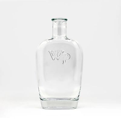 Wholesale Glass Liquor Wine vodka whisky champagne Spirit Vodka Glass Bottle with glass Lid