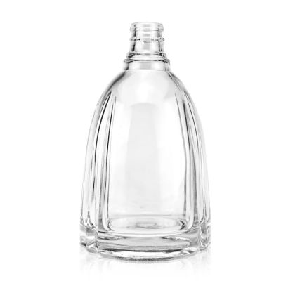 Wholesale cheap simple whiskey wine glass bottles lead free glass liquor bottle 500ml