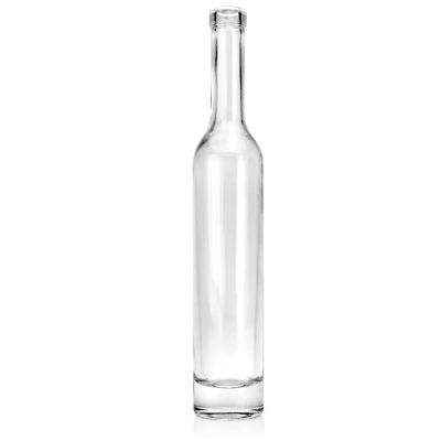 Wholesale 350ml custom color frost matte glass gin spirit alcohol drink bottle