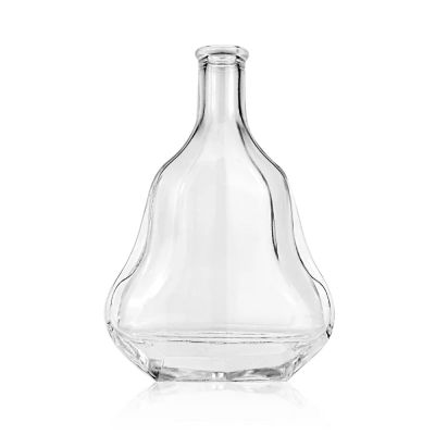 bottle glass bottle 500ml wholesale price vodka glass liquor bottle with wooden caps