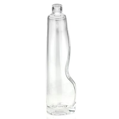 700ml super flint shaped glass vodka bottle 1500ml glass gin bottle glass spirits bottle
