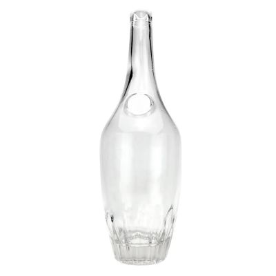1500ml Spirit liquor glass bottle 750ml glass bottle with cork 500ml whisky gin vodka glass bottle