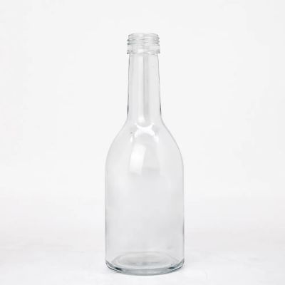 Clear Transparent Empty Glass Flint Container Color Label Glass Gin Vodka Whiskey Bottle in 700 ml 750 ml