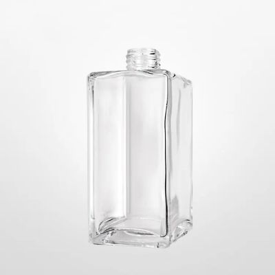 330 ml square shape glass liquor whiskey vodka gin bottles with screw cap