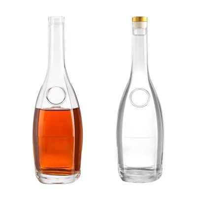 500ml 750ml Spirit Liquor Glass Bottle for Vodka Rum Brandy Whisky Gin