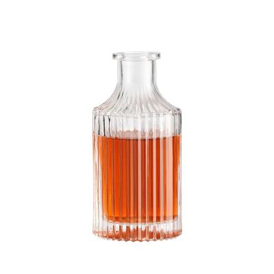 500ml 750ml 800ml Clear Whisky Gin Rum Vodka Glass Bottle With Stopper