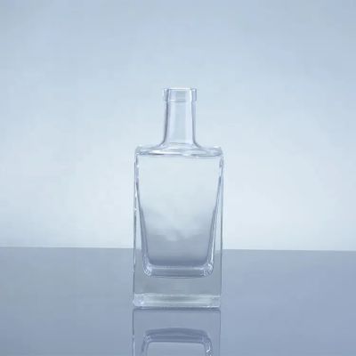 200ml 375ml 500ml 750ml 1000ml Transparent Round Empty Flint Glass Liquor Wine Whisky Vodka Tequila Bottle