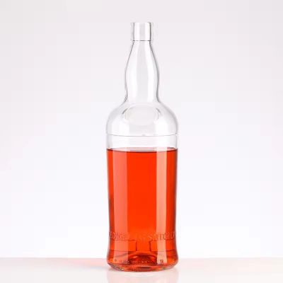 Free Sample Wholesale 750ml Glass Vodka Liquor Wine Whiskey Bottle