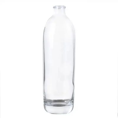 Custom Crystal white glass bottles 500ml Mineral Water Glass Bottle Transparent Beverage Glass Bottle