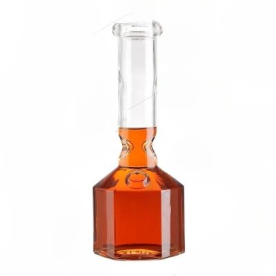 China 1000ml New Design Glass Bottle Glass Whiskey Wine Vodka Decanter bottle with custom Logo manufacturer