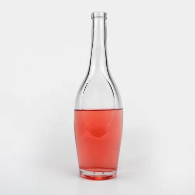 Premium Empty Cylinder Liquor Wine 750ml Frosted Glass Vodka Bottle 1000ml wine glass bottle wholesale