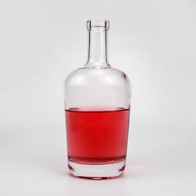Wholesale Custom Design Empty 750ml Spirit Liquor Vodka Whisky Wine Glass Bottles