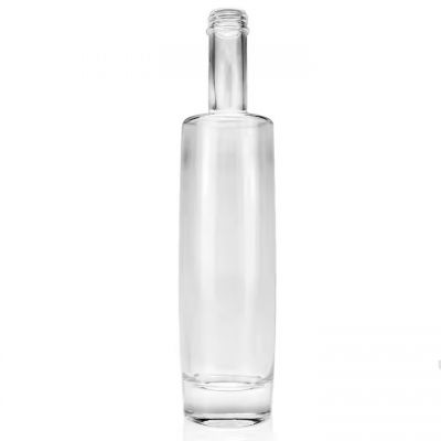 High Quality 750ml Glass Bottle 750ml Clear Round Liquor Bottle