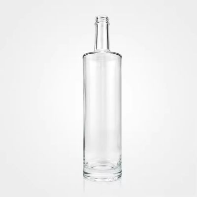700ml New design special shape round shape classic clear glass wine bottle