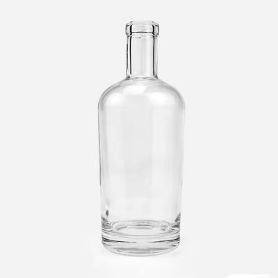 High Quality Empty 25oz 700ml Brandy Vodka Liquor Glass Bottles with corks
