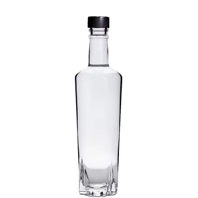 400ml crystal premium spirit bottle fashionable whisky bottle vodka bottle with screw cap