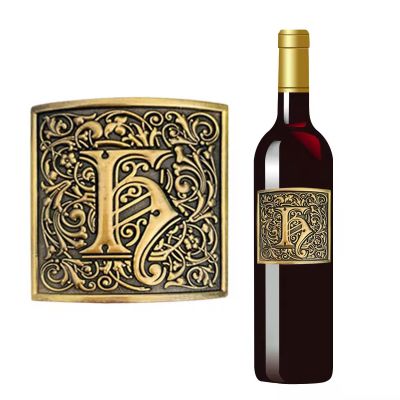 manufacture custom metal sweet red self made wine private label wine labels