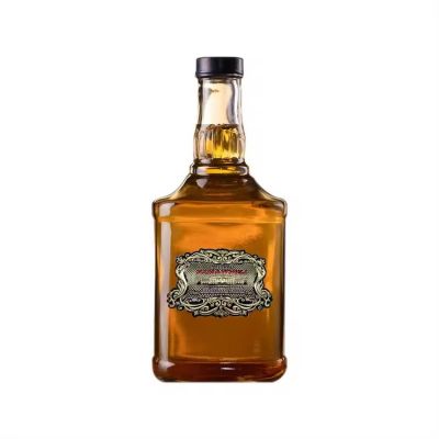 750ml glass bottle sticker label embossed custom metal johnnie walker gold blu label 5 whisky