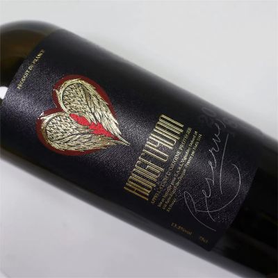luxury wine label sticker personalized adhesive wine label