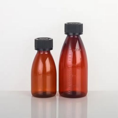 Wholesale 200ml PET Plastic Bottle Medicine Container Pharmaceutical Empty Bottle with screw cap