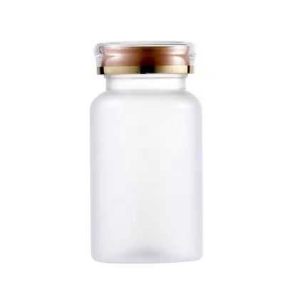 80ml 120ml 150ml Empty Bottle Frosted Matte Pharmaceutical Plastic Bottle For Tablet Capsule Pill With Cap Lid