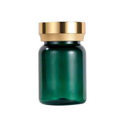 Wide Mouth 100CC Frosted Pill Supplement Capsule Bottle with Plastic Cap 100ml Glass Bottle for Health Product Useot