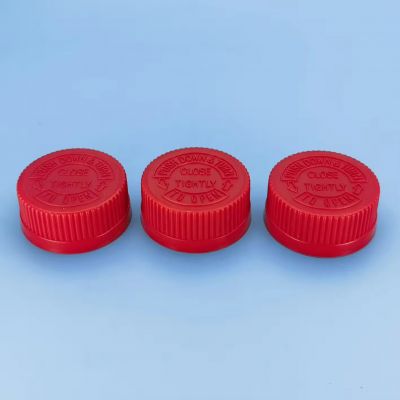 32mm red child proof cap 32-400 medicine bottle lid free samples plastic bottle cap