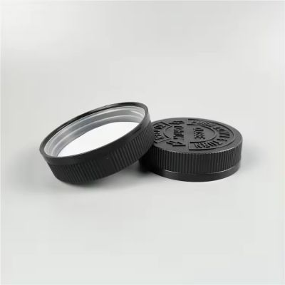 38mm HDPE bottle caps Plastic jar CRC Cap With Heat Induction Liners childproof Caps 68mm