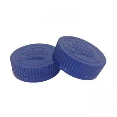 53mm 53/400 Blue Plastic PP Child Proof resistant CRC cap lid for medicine bottle