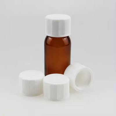 28mm 28/410 double layer CRC TE cap child proof tamper evident cap with safety ring for medicine glass bottle caps