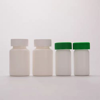 HDPE/PET 75ML 100ML Medicine Vitamin Pill Pharmaceutical Bottle Plastic Medicine Packing Pill Powder Tablet Bottle With CRC Cap