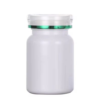 CUSTOM 80ml PET White Pill Bottles Pharmaceutical Capsule Packaging Medical Healthecare Supplement Tablet Bottle Container